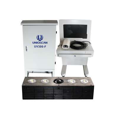 CCD camera Uniqscan Under Vehicle Scanner UV300-F Fixed Type Car Surveillance System with LPR